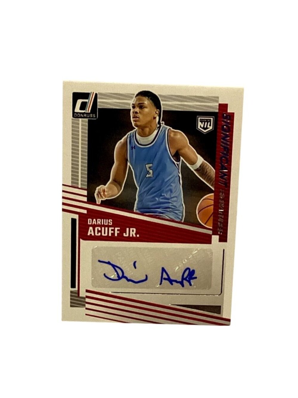 Darius Acuff Jr. Donruss Panini NIL #SS-DAJ Significant Signatures Autograph Car